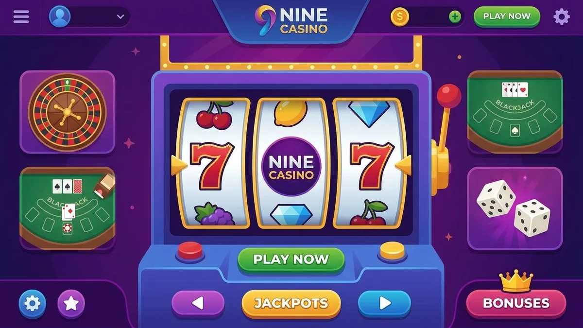 Gry kasynowe i automaty w Nine Casino